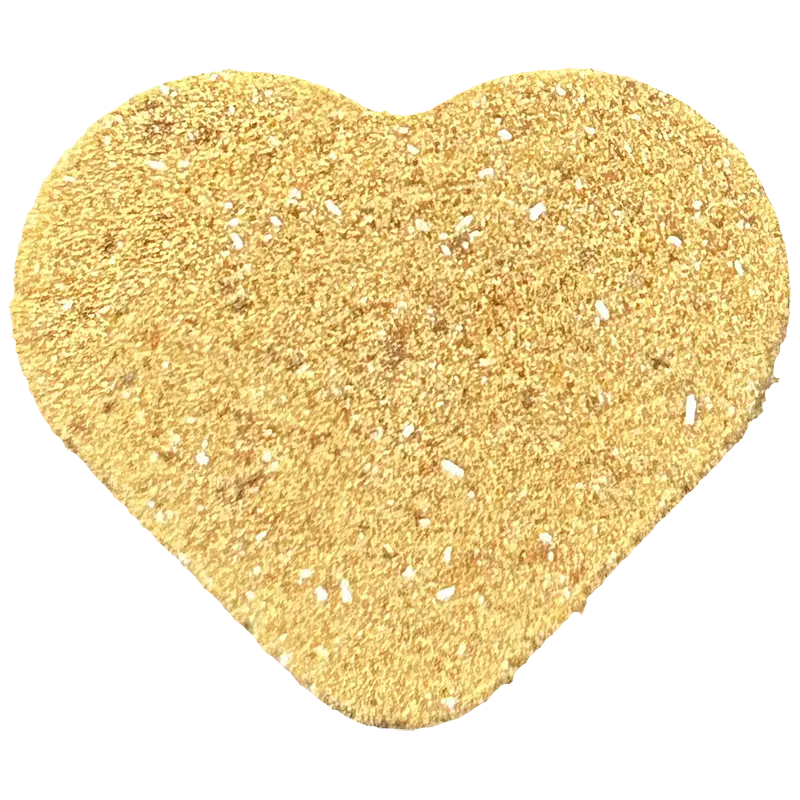 Cocidito de miel y vainilla con forma de corazón